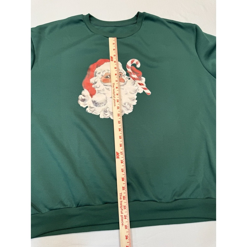 Christmas Sweatshirt Vintage Santa SHEIN Women's Sz 4X - Picture 3 of 7